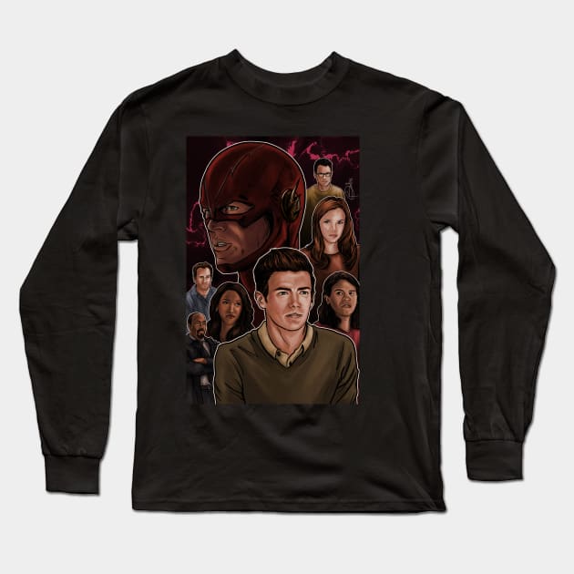 Fastest Man Alive TV Show Long Sleeve T-Shirt by PatrickScullin